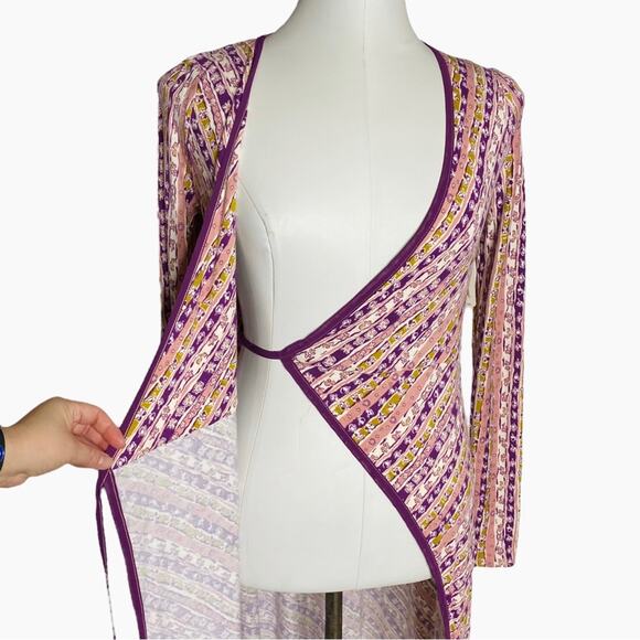 Free People Phoebe Maxi Wrap Dress size XS - Picture 6 of 11